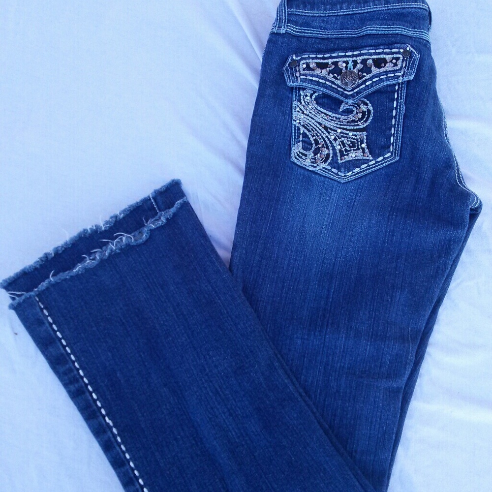 SALE! Rock 47 Wrangler women blue denim jeans